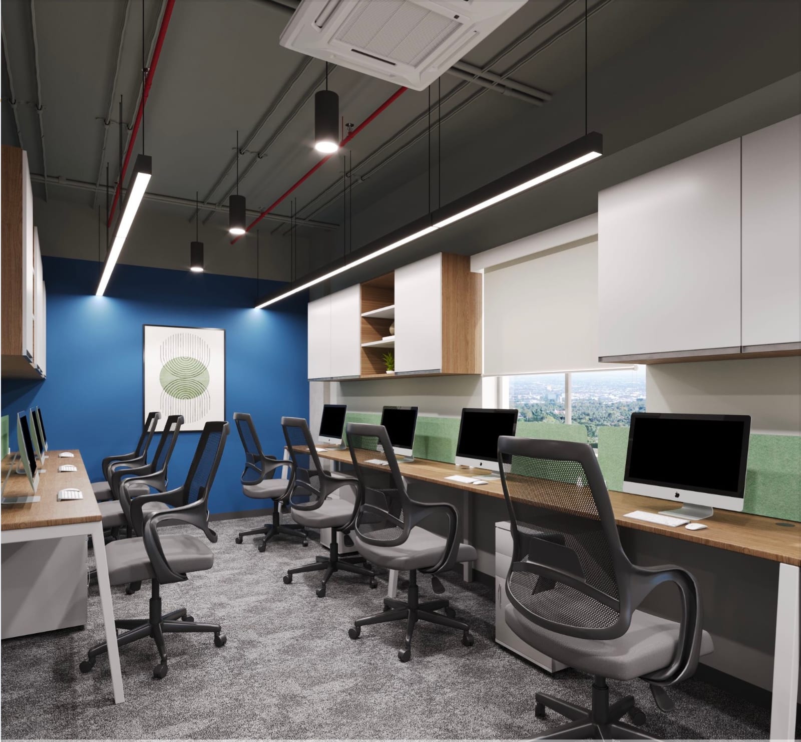 Private cabin office at OneDesq Coimbatore